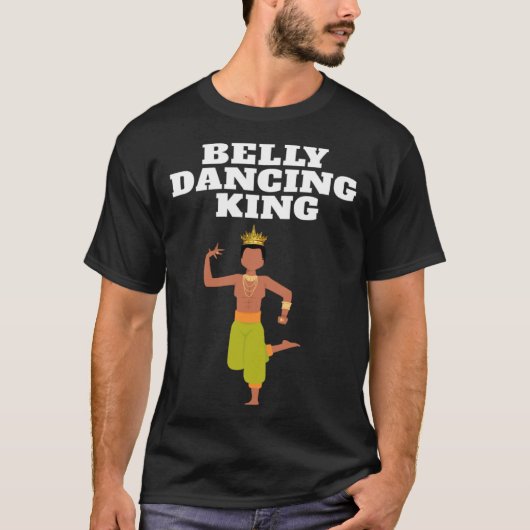 Bellydancing King Boys and Mens Bellydancing Tシャツ (正面)