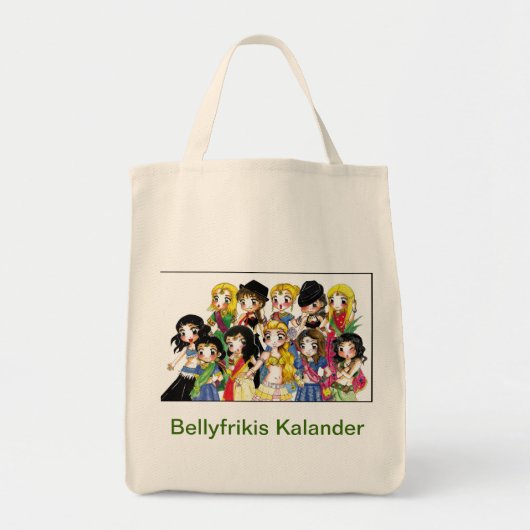 Bellyfrikis Kalander 2 トートバッグ (正面)