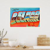 Belmar New Jersey NJ旧ヴィンテージ旅行はがき –  ポスター (キッチン)