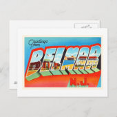 Belmar New Jersey NJ旧ヴィンテージ旅行はがき –  ポストカード (正面/裏面)