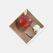 Belmontの宝石のカクテル スタンダードカクテルナプキン (角)