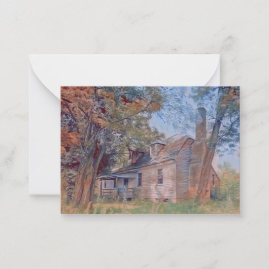 Belmont was near Ottoman, Virginia ノートカード (正面)