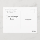 Belmont was near Ottoman, Virginia ポストカード (裏面)