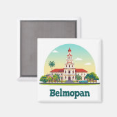 Belmopan City Landmark マグネット (正面/裏面)