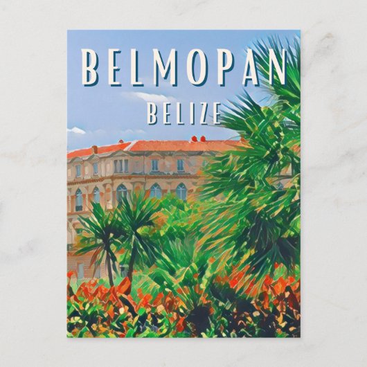 Belmopan, la ville verte de Belize ポストカード (正面)