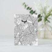 Belo Horizonte Brazil Map ポストカード (スタンド正面)