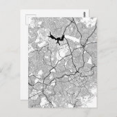 Belo Horizonte Brazil Map ポストカード (正面/裏面)