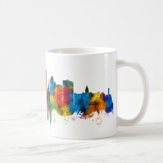 Belo Horizonte Brazil Skyline コーヒーマグカップ (右)