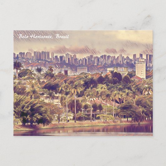 Belo Horizonte, MG, Brasil, City Art ポストカード (正面)