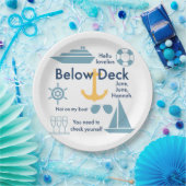 Below Deck紙プレート ペーパープレート (パーティー)
