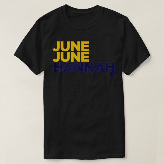 Below Deck June June Hannah Tシャツ (デザイン正面)