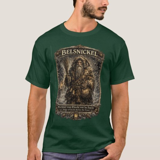 Belsnickel Pennsylvania Dutch Christmas Folklore  Tシャツ (正面)