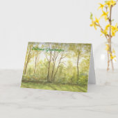 "Beltane挨拶" カード (黄色い花)