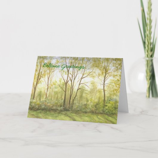 "Beltane挨拶" カード (正面)