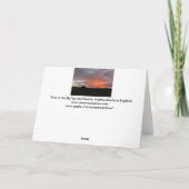 "Beltane挨拶" カード (裏面)