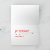 "Beltane挨拶" カード (内部)