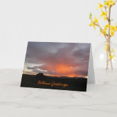 "Beltane挨拶" カード (黄色い花)