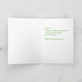 "Beltane挨拶" カード (内部)