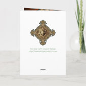 Beltane日曜日の妖精の挨拶状 カード (裏面)