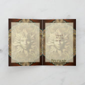 Beltane日曜日の妖精の挨拶状 カード (内部)