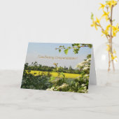 Beltane Handfastingの開くよろしいですお祝い カード (黄色い花)