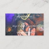 Beltane horned God and Goddess 名刺 (裏面)