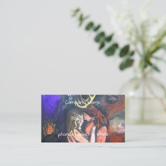 Beltane horned God and Goddess 名刺 (スタンド正面)