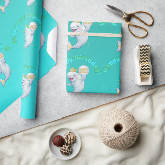 Beluga Boo Wrapping Paper ラッピングペーパー