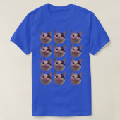 Beluga Cat Pattern Tシャツ (デザイン正面)