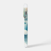 Beluga whale 160924AREF142 - Watercolor iPhoneケース (左側面)