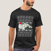 Beluga Whale Santa Ugly Beluga Whale Tシャツ (正面)