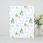 Beluga Whale Scrapbook Paper (スタンド正面)