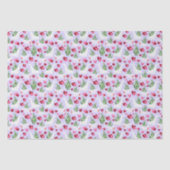 Beluga Whale Valentine's Tissue Paper in Purple 薄葉紙 (正面)