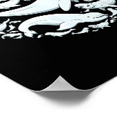 Beluga Whales Valentine Days For Kids Boy Girl Men ポスター (角)