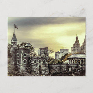 Belvedere Castle in Central Park, NYC写真 ポストカード