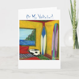 BeMyValentine GreetingCard©2016Soulのサーファー シーズンカード