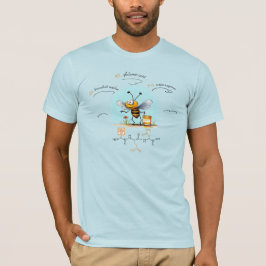 BENペプチド、カスタムテキスト入りBee-8、ライト Tシャツ