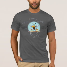 BENペプチド、Bee-8 カスタムテキスト入り ダーク Tシャツ