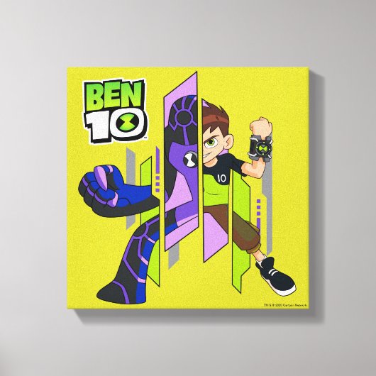 Ben 10アップグレードDNA変換 キャンバスプリント (正面)