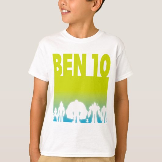 Ben 10エイリアンラインアップロゴ tシャツ (正面)