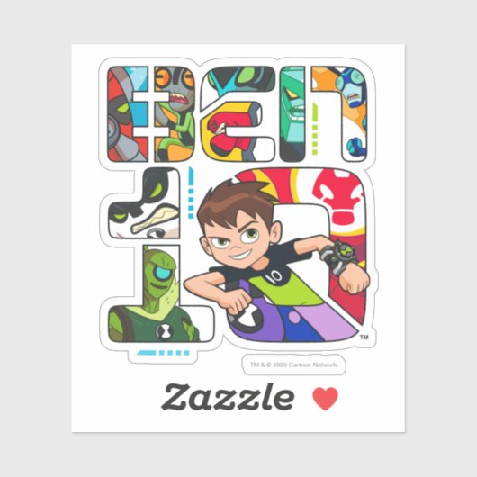 Ben 10エイリアンロゴ シール (シート)