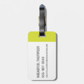 Ben 10エイリアンロゴ ラゲッジタグ (裏面縦)