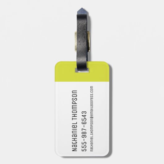 Ben 10エイリアンロゴ ラゲッジタグ (裏面縦)