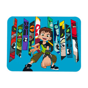 Ben 10エイリアン収集図 マグネット
