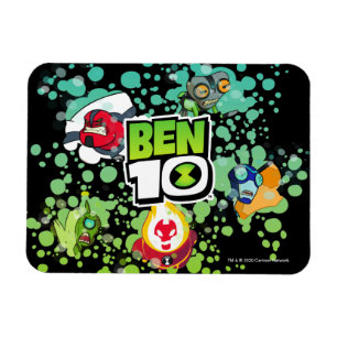 Ben 10エイリアン型枠バブルグラフィック マグネット