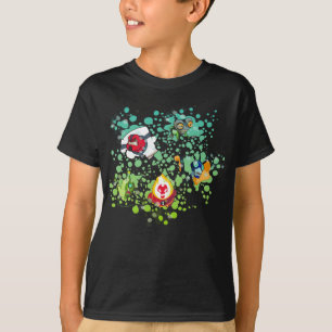 Ben 10エイリアン型枠バブルグラフィック tシャツ