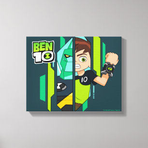 Ben 10ダイヤモンドヘッドDNA変換 キャンバスプリント