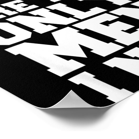 Ben &amp; Jerry Are The Only Men I Need  ポスター (角)