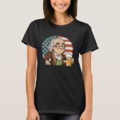 Ben Beer 4th of July Benjamin Franklin Men Women U Tシャツ (正面)