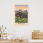 Ben Cruachan Munros of Scotland Travel Poster ポスター (キッチン)